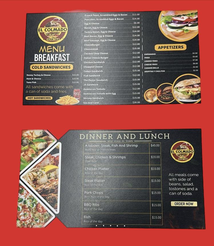 El Colmado Juan 14 6 Menu image 1
